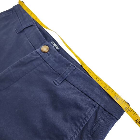 J Crew Factory Womens High Rise Girlfriend Chino Pant Size 10 Navy Blue Preppy - Picture 11 of 14